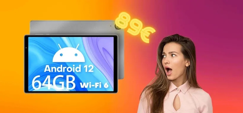 Questo tablet con Android 12 è tuo su Amazon ad un prezzo FOLLE (89€)
