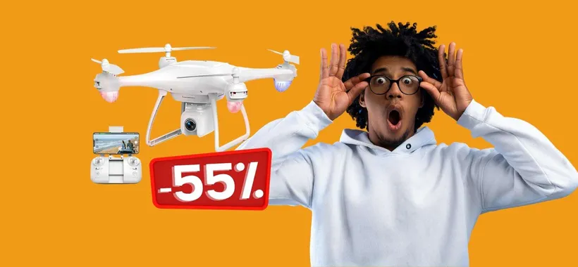 Il regalo perfetto è questo DRONE: ora su Amazon a POCHISSIMO (-55%)