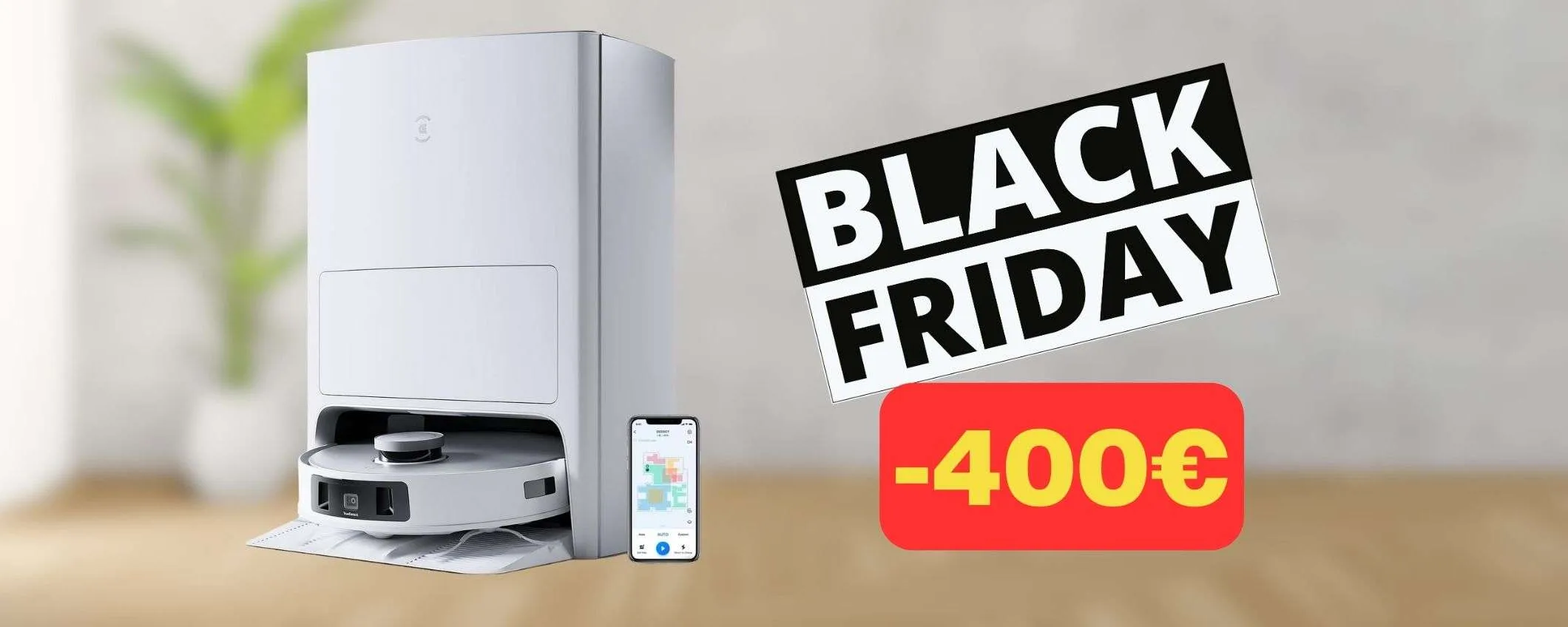 Ecovacs DeeBot T20: SCONTO BOMBA su Amazon (-400€)
