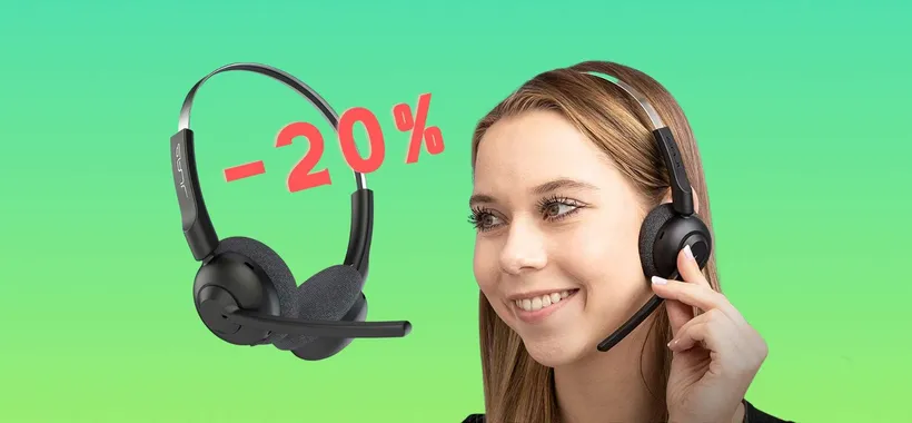 JLab Go Work Pop: le cuffie leggerissime con microfono integrato (-20%)