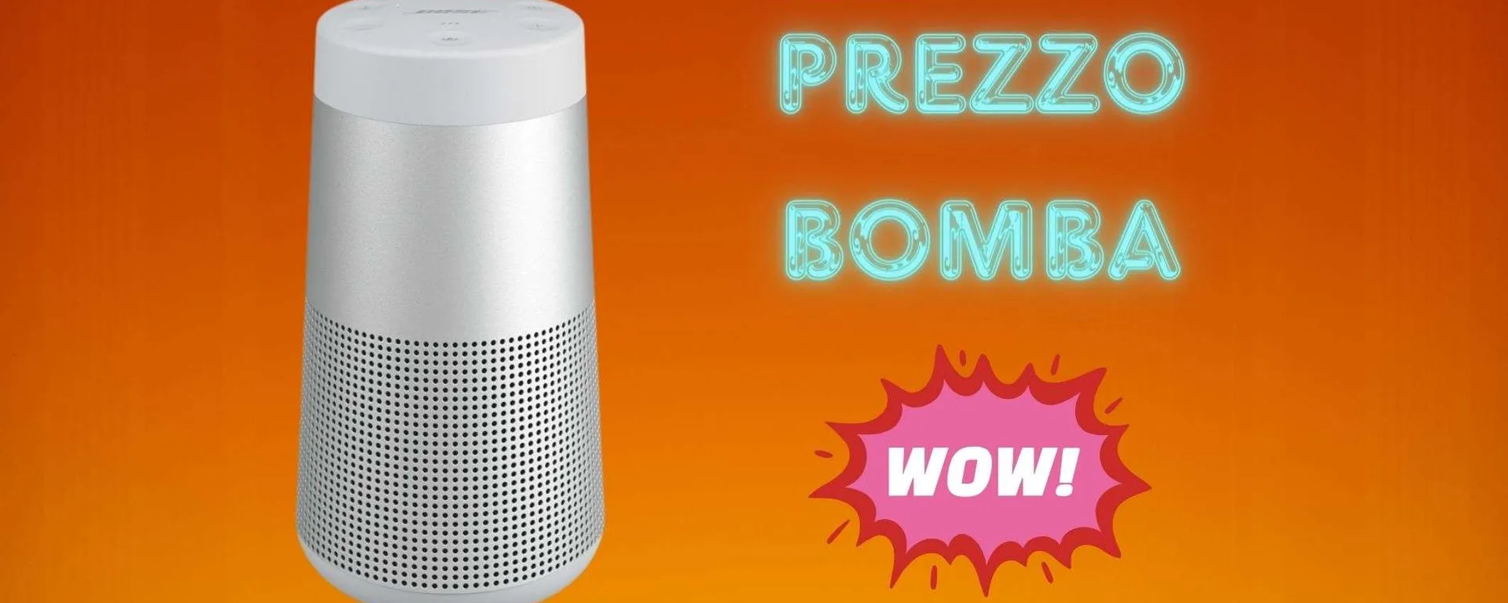 Bose SoundLink Revolve II in SUPER OFFERTA: audio a 360 gradi e compatibile con Alexa