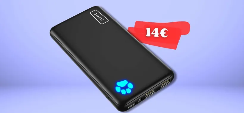2 ricariche EXTRA sul tuo smartphone con power bank INIU (14€)