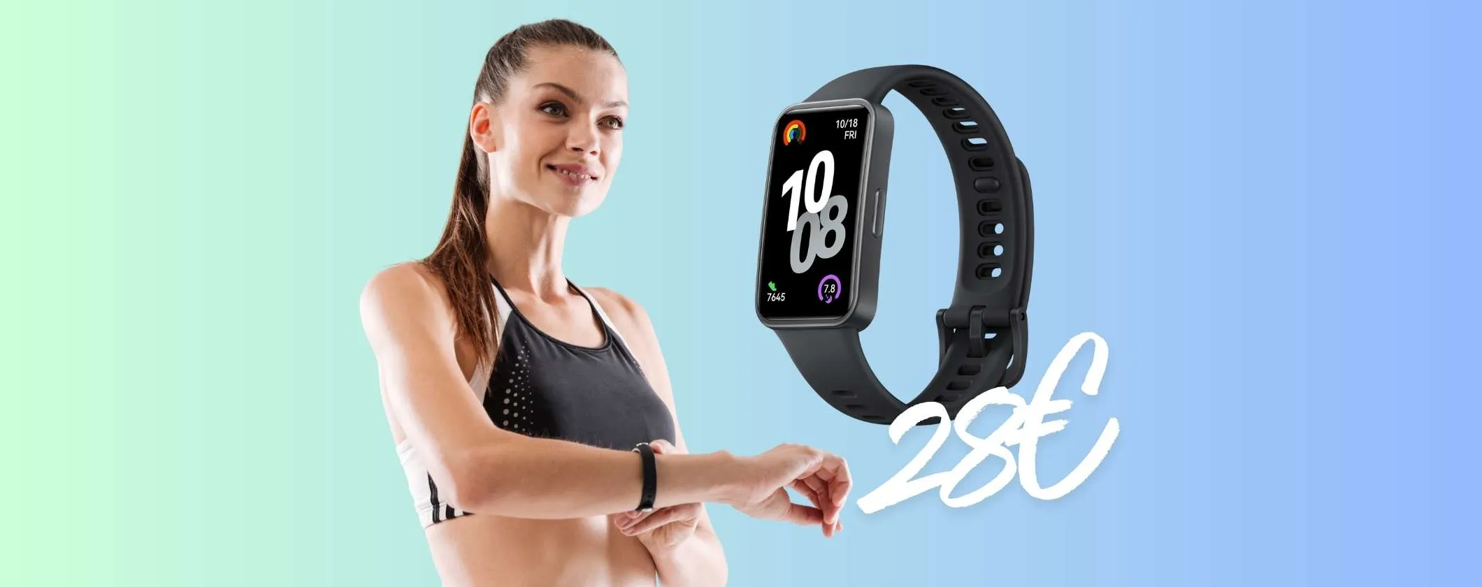 HUAWEI Band 10 a soli 28€ su Amazon con sconto pazzesco del 41%