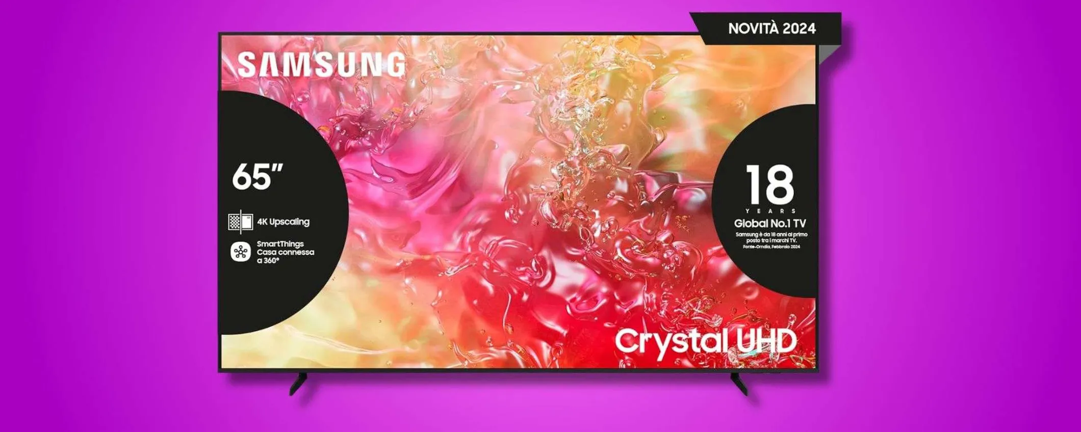 TV Samsung 4K UHD da 65