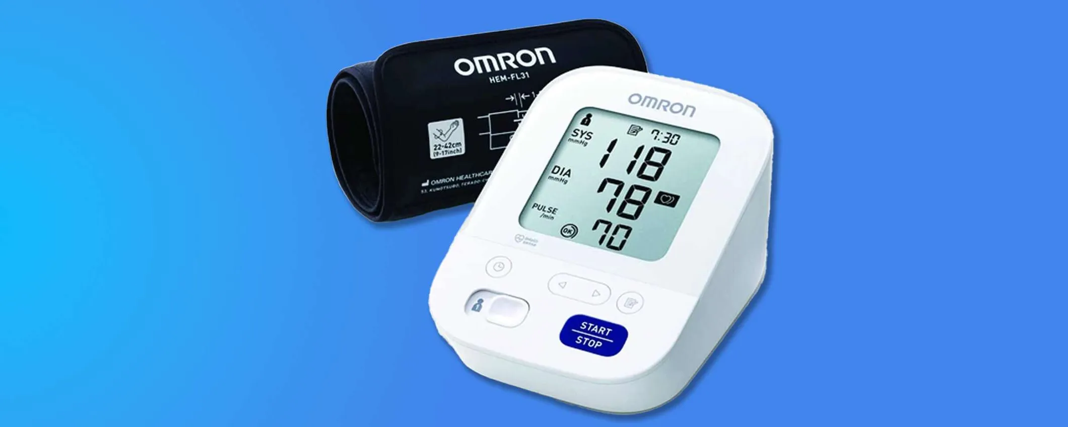 Controlla la pressione a casa con il misuratore Omron: 33% di sconto IMMEDIATO
