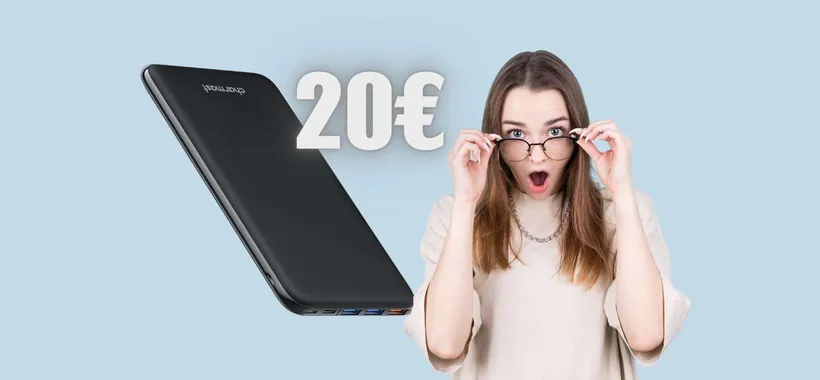 Power Bank da 26800mAh ultra-leggero e sottile a SOLI 20€