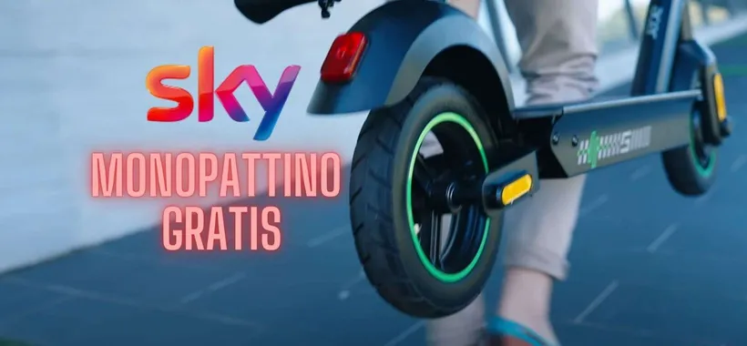 Sky ti regala un monopattino elettrico: la nuova incredibile offerta