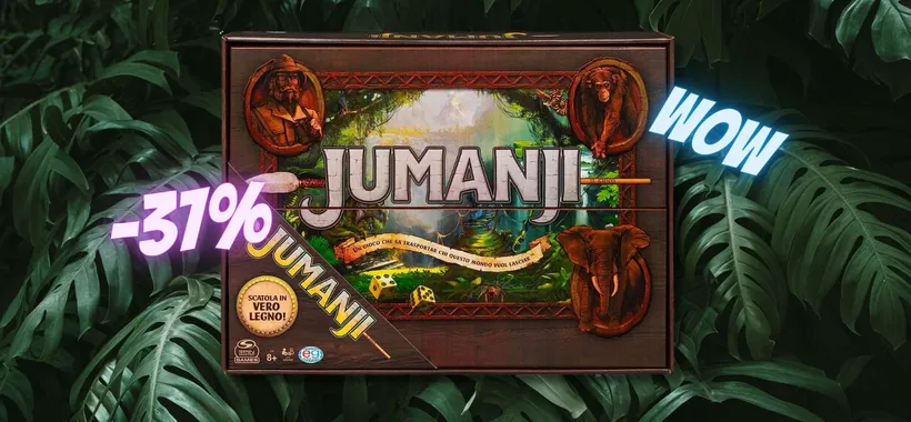 Sfida la sorte: Jumanji in edizione LEGNO a soli 20€ ai Prime Day