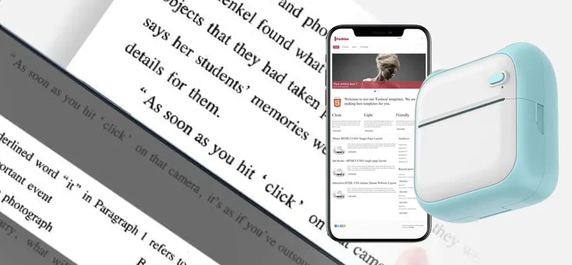 La stampante termica SMART a 21€ è imperdibile: non usa inchiostro, è geniale