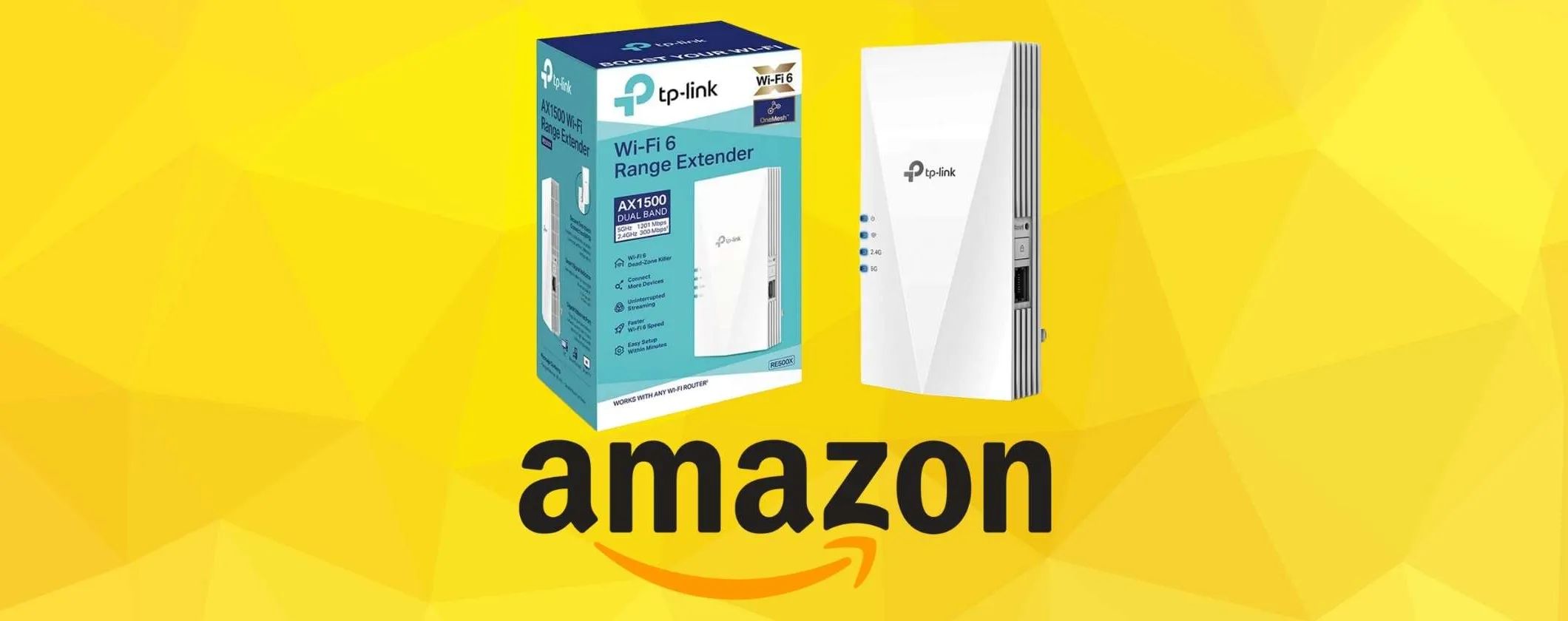 Ripetitore WiFi TP-Link per ampliare il segnale Internet ovunque a soli 36€