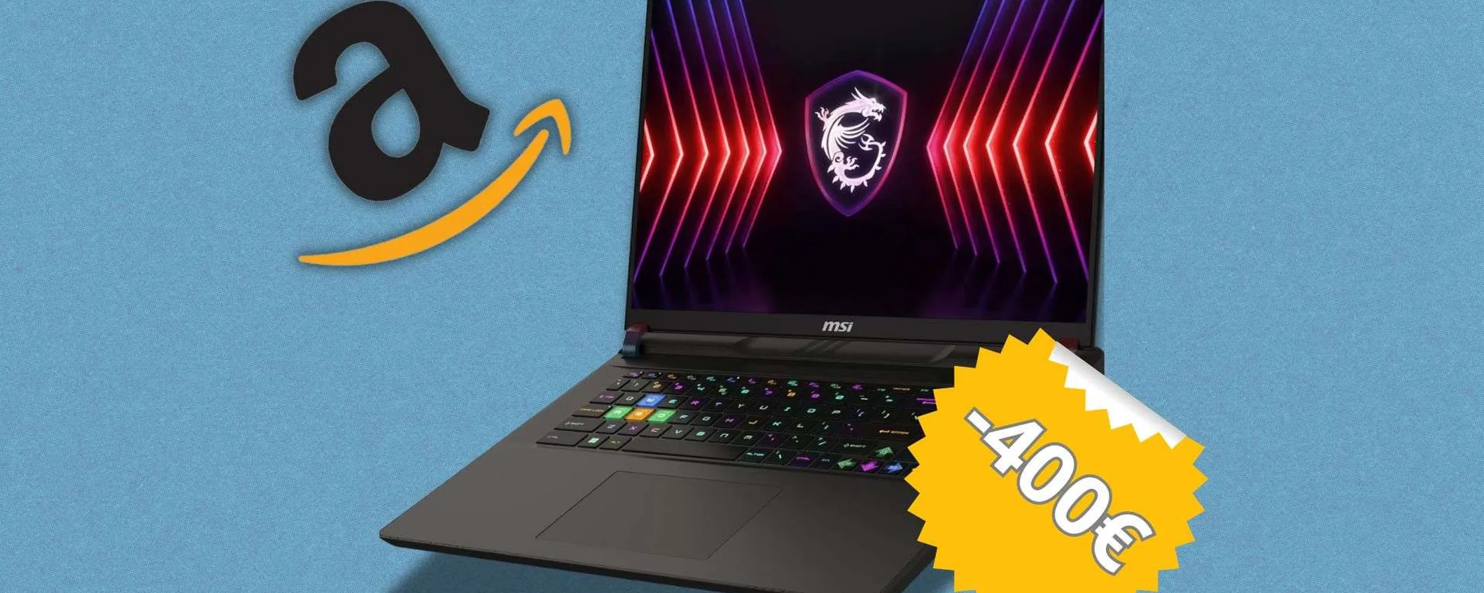 Risparmia 400€ sull'MSI Vector 17: RTX 4070, Intel i9 e 32GB di RAM