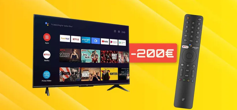 Smart TV 4K Xiaomi da 50 pollici: c'è il SUPER SCONTO di 200 euro