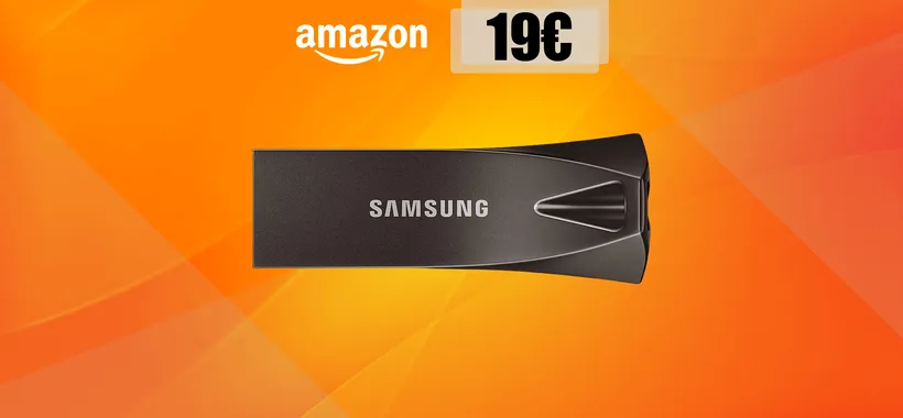 Chiavetta USB 64GB Samsung, a questo prezzo non c'è di meglio: 19€