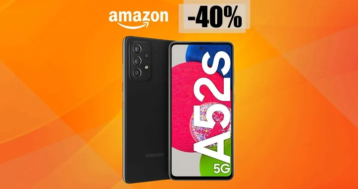 Samsung Galaxy A52s 5G torna in SUPER SCONTO su Amazon (-190€)
