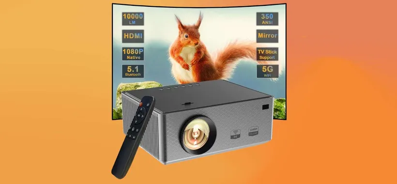 Cinema a casa con questo mini proiettore a meno di 40 euro su Amazon