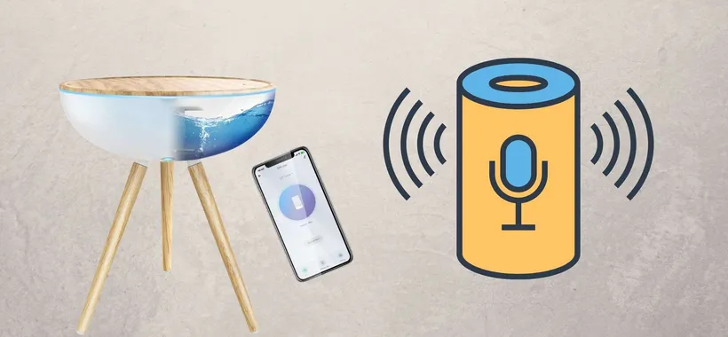 Diffusore aromi SMART assurdo: app o voce, è anche un tavolino (39€)