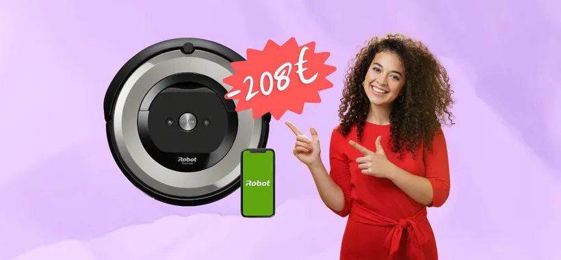 Amazon spacca il web: iRobot Roomba e5 a 208€ in MENO