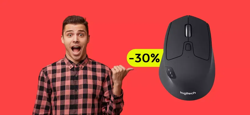 Mouse Logitech UNICO nel suo genere: puoi controllare 3 dispositivi (56€)