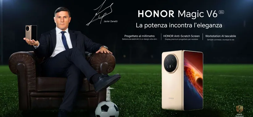 HONOR Magic V6 porta una batteria da record nel mondo dei foldable