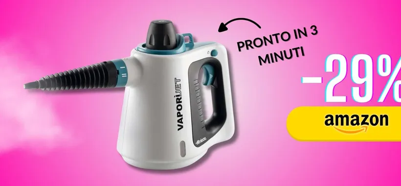 Vaporì Jet è quello visto sui social: pulisce a fondo, design mini