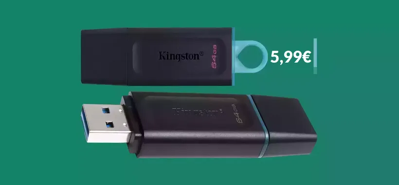 Chiavetta USB 64GB: veloce come un lampo e costa solo 5,99€