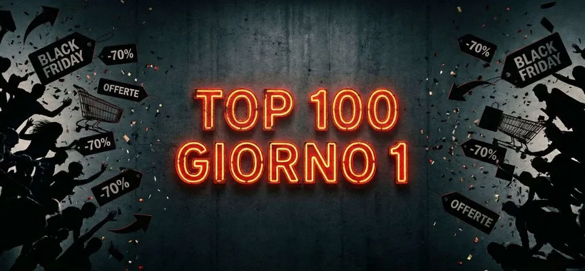 Amazon TOP 100 settimana del Black Friday: gli imperdibili del giorno 1