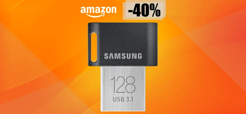 Chiavetta USB 128GB Samsung, piccola ma VELOCISSIMA: solo 27 euro