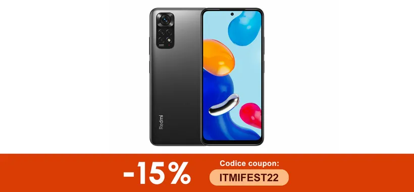 Xiaomi Redmi Note 11: SCONTO imperdibile per pochi giorni (148 euro)