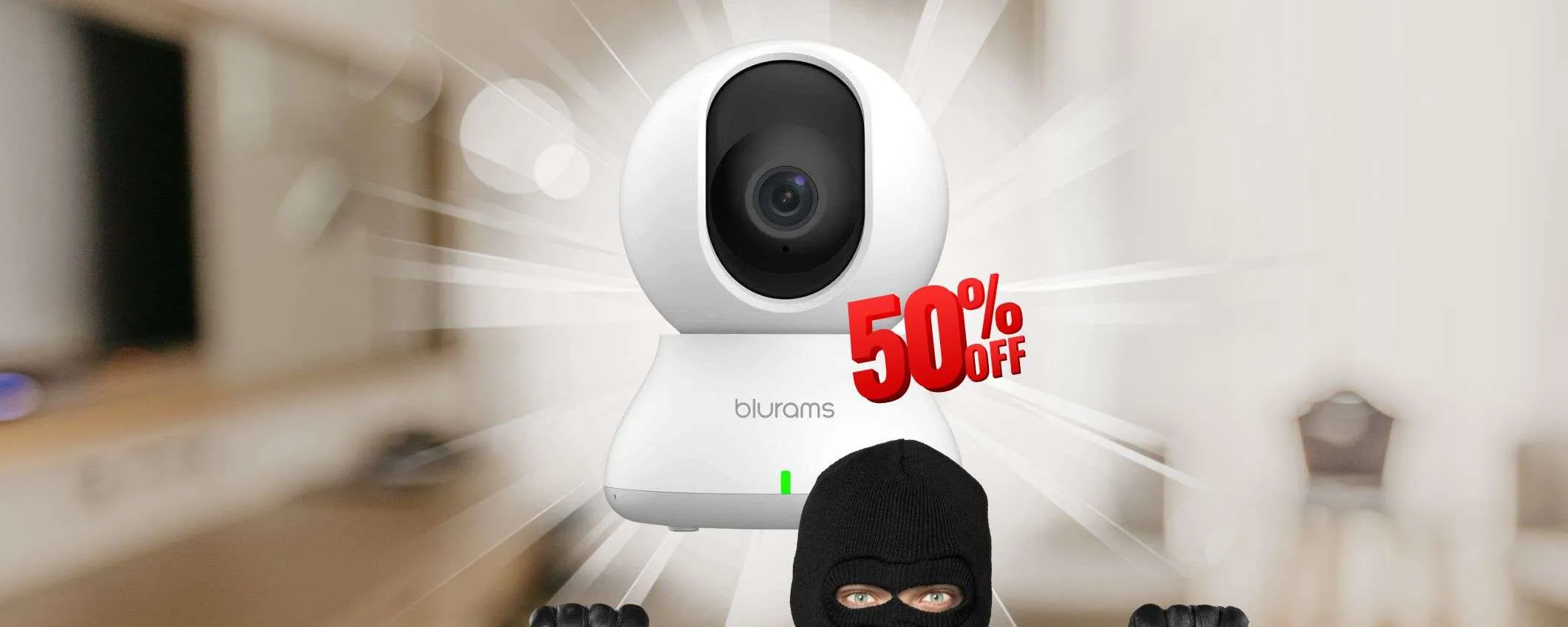 ADDIO preoccupazioni: Telecamera Wi-Fi blurams a prezzo SHOCK su Amazon