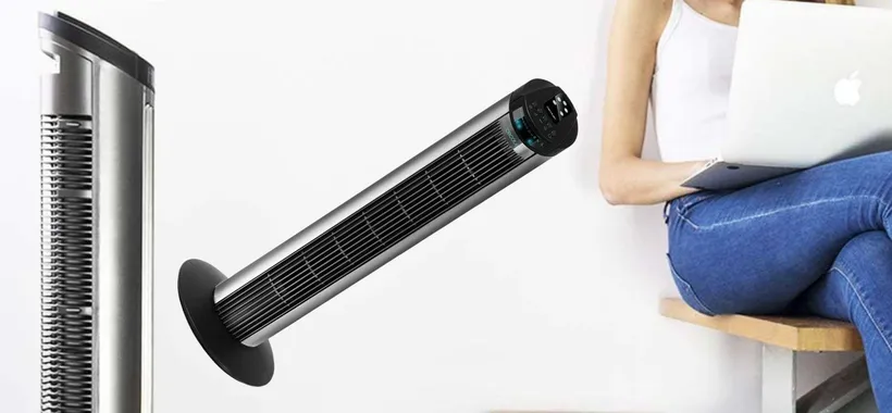 Ventilatore a torre di design a 32€: super SILENZIOSO (Amazon)