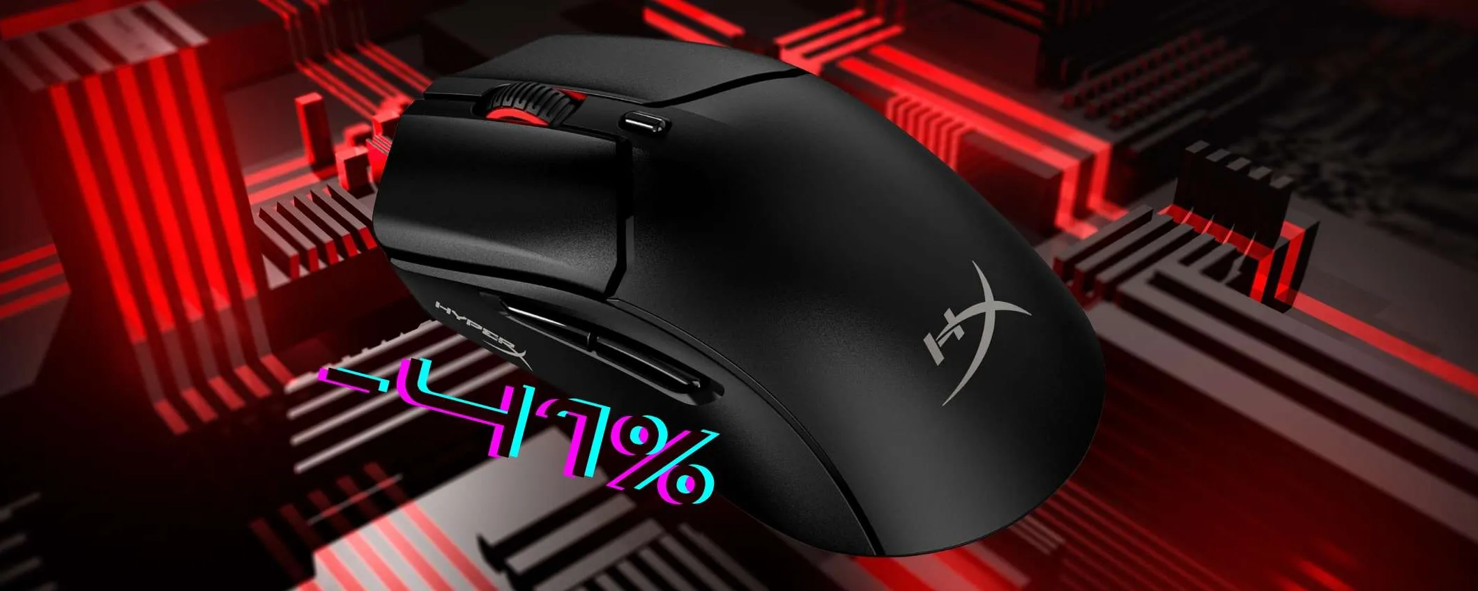 HyperX Pulsefire Haste: mouse gaming super preciso con autonomia da 100h