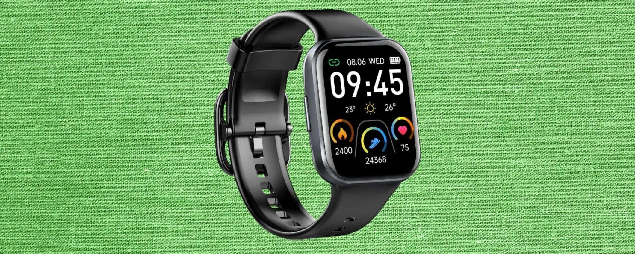 Smartwatch a meno di 25€ grazie all'offerta Amazon (50% + buono da 15€): tanta tecnologia al polso