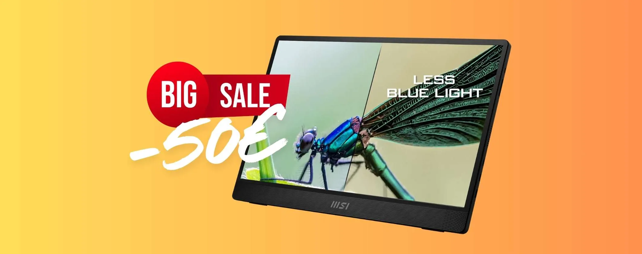 Monitor portatile MSI PRO a soli 89€: un generoso display sempre con te
