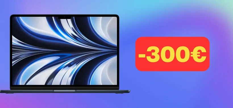 MacBook Air con M2: 300€ di sconto per la Cyber Week eBay