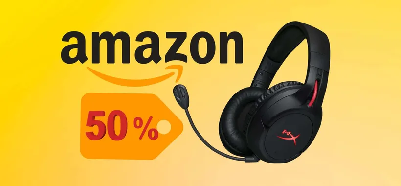 HyperX Cloud Flight: cuffie gaming SPAZIALI a prezzo STRACCIATO (50%)