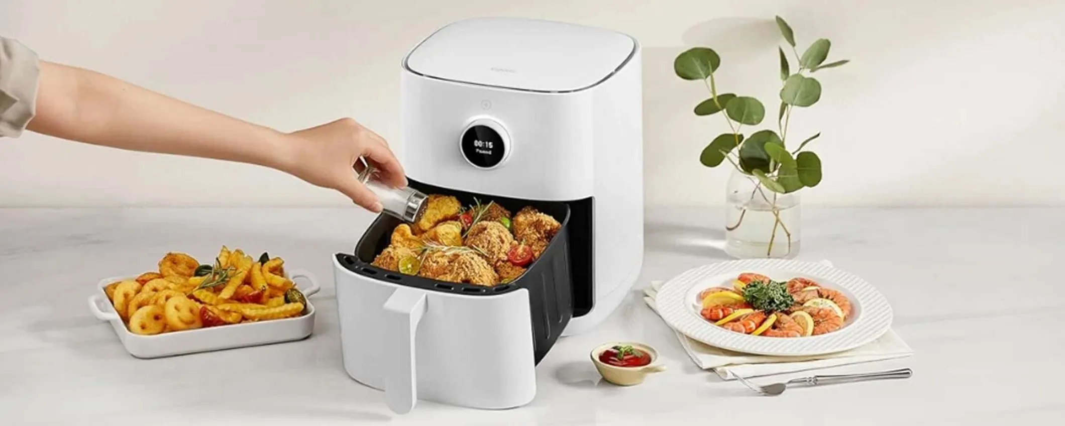 La friggitrice ad aria smart che controlli da remoto: Xiaomi a MENO di 50€