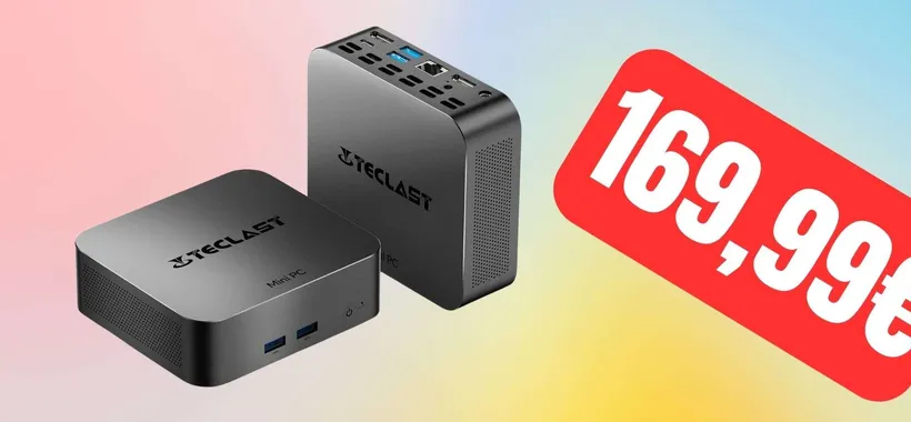 Mini PC con 16GB di RAM e SSD da 512GB: solo 169,99€ su Amazon