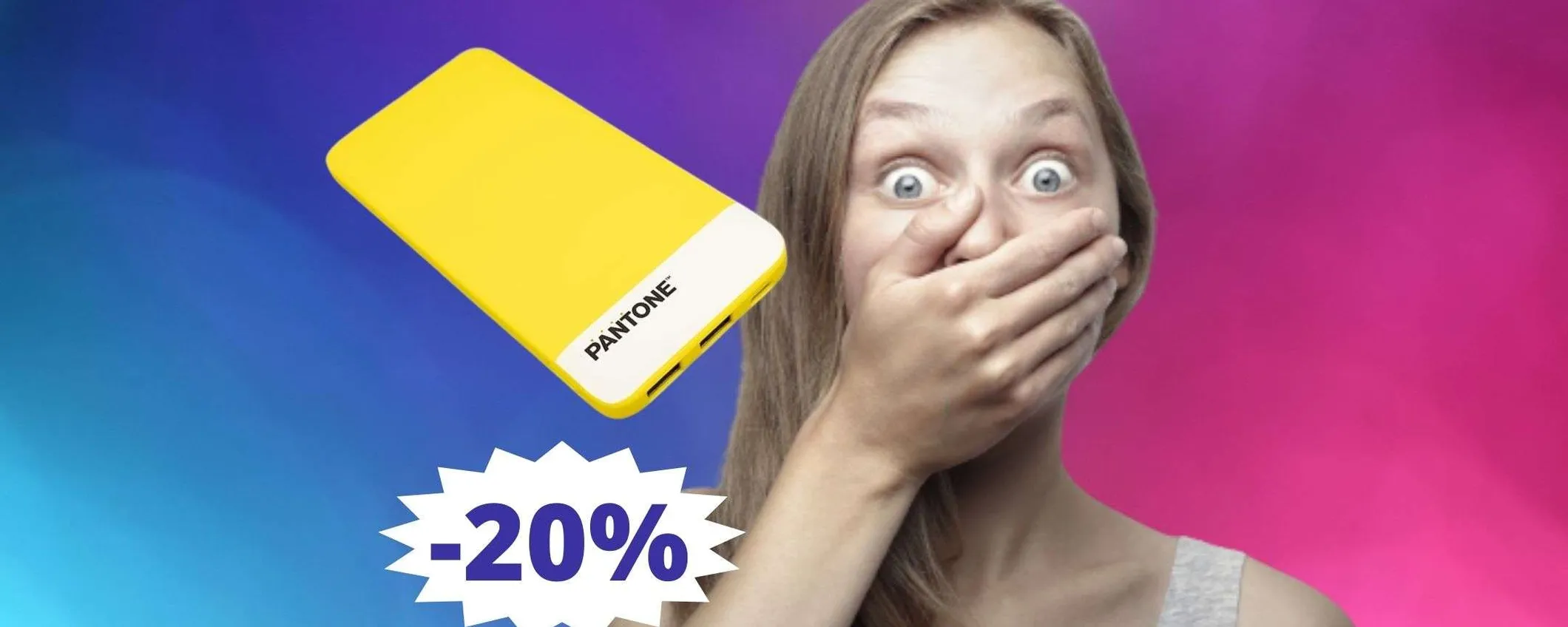 Celly Powerbank Pantone: alla moda, potente e in SUPER sconto