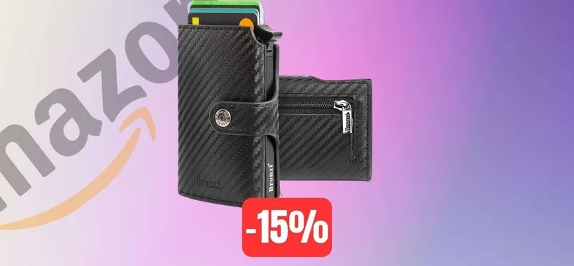 Portafoglio slim in offerta su Amazon: perfetta idea regalo San Valentino