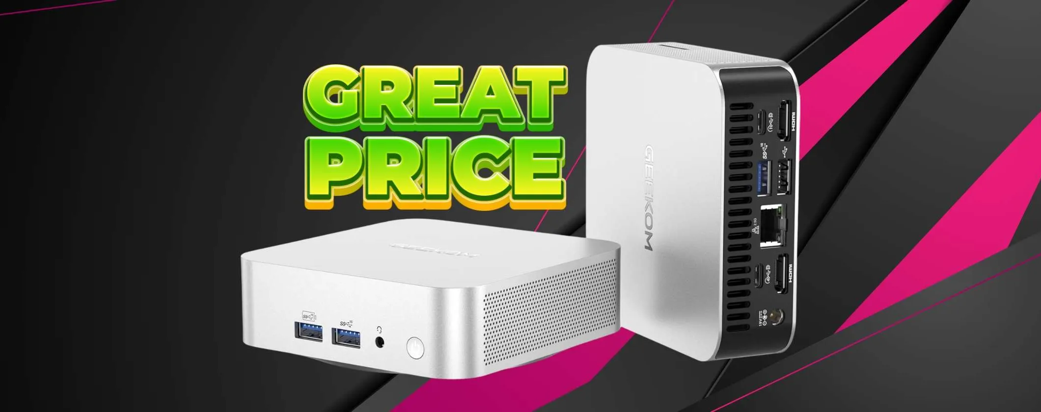 Potente Mini PC con AMD Ryzen 7 e SSD da 512GB in offerta limitata