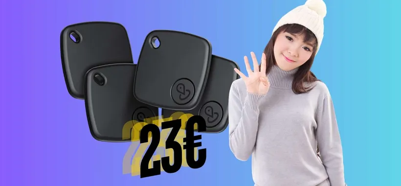 Ritrova gli oggetti persi in un istante con questi 4 Air Tracker Tag a soli 23€