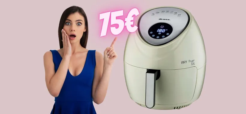 Friggitrice ad aria super compatta da 5,5L: Ariete OUTLET su Amazon