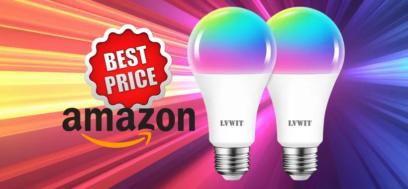 Accendi le luci da remoto e con la voce con queste 2 lampadine WiFi colorate