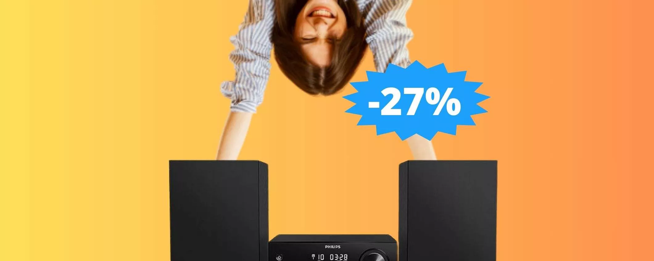 Impianto stereo Philips: AFFARE imperdibile su Amazon (-27%)