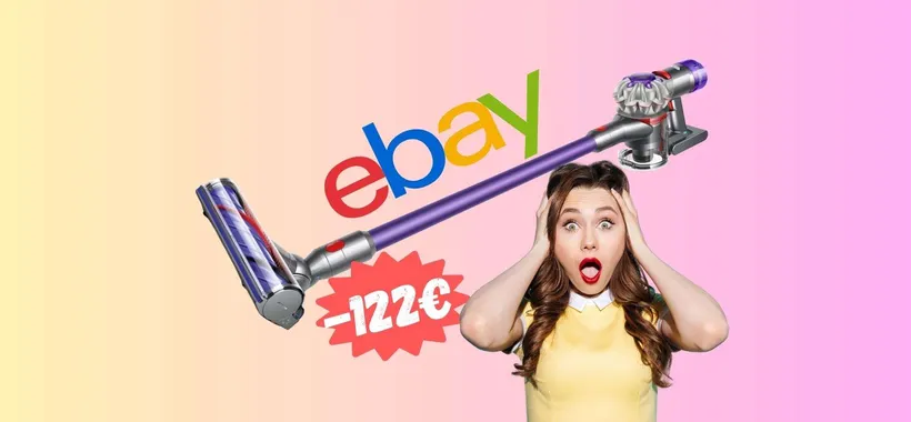 Dyson V8 origin ricondizionato a PREZZO FOLLE su eBay (-122€)