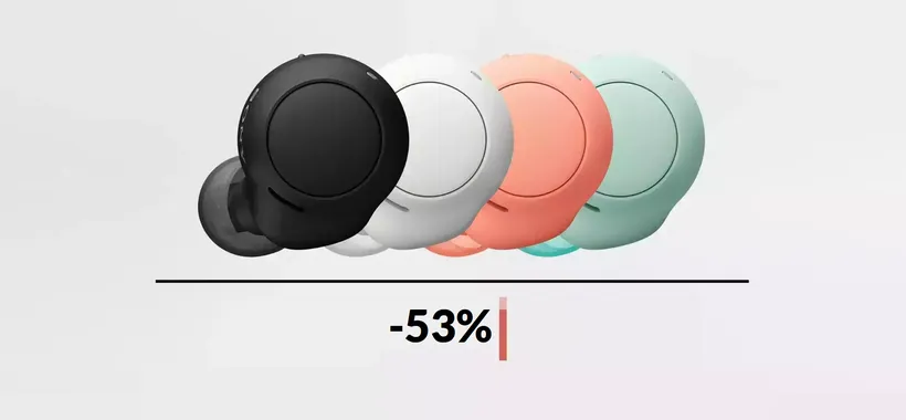 Auricolari Sony a meno di METÀ prezzo: non temono l'acqua (46€)