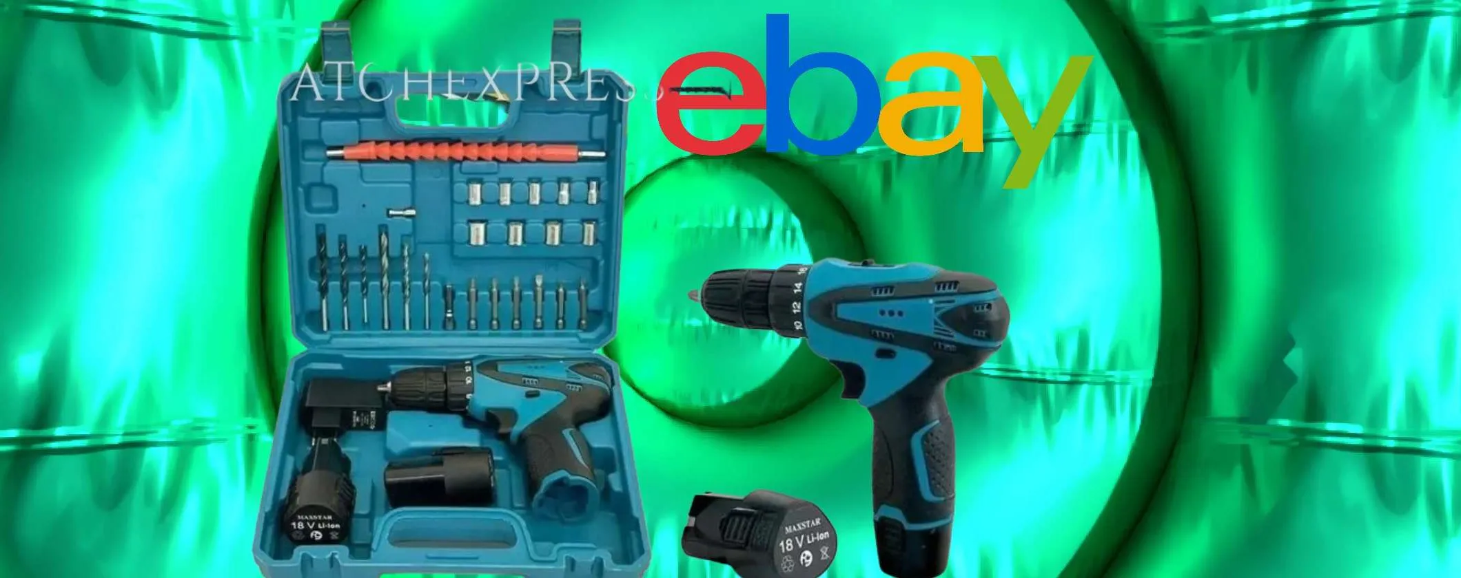 Trapani e Avvitatori a Batteria li acquisti a prezzi ridicoli su eBay