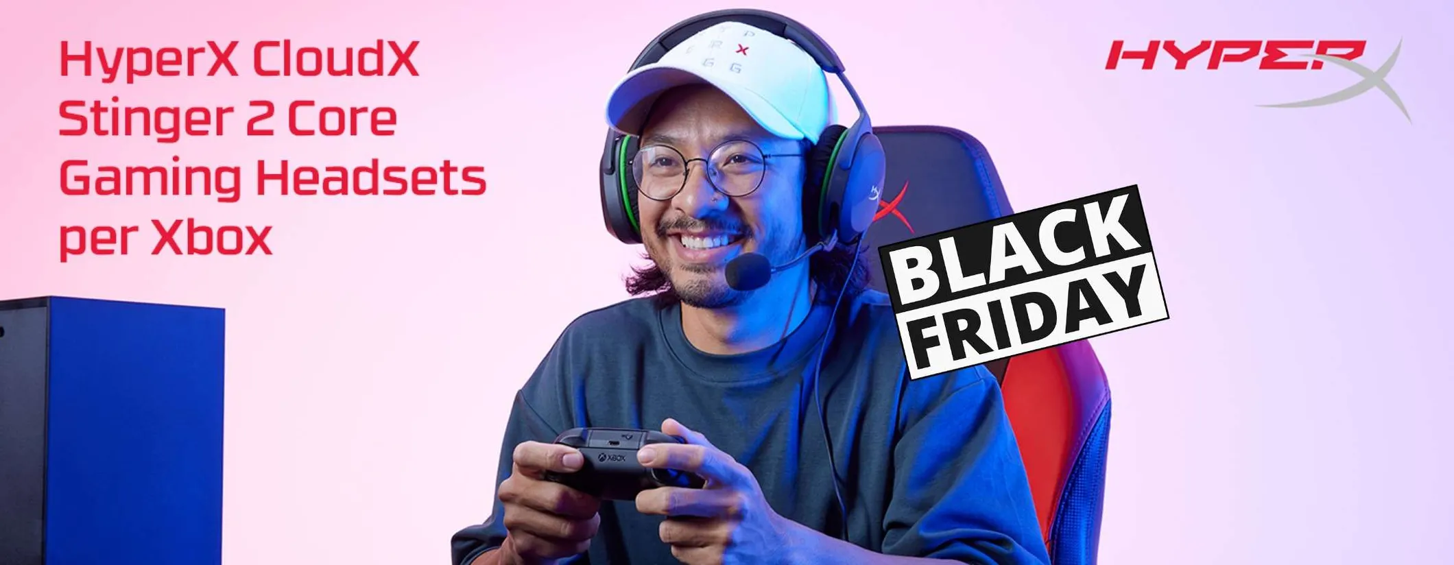 HyperX CloudX Stinger II Core: le cuffie gaming super a 19€ con il Black Friday Amazon