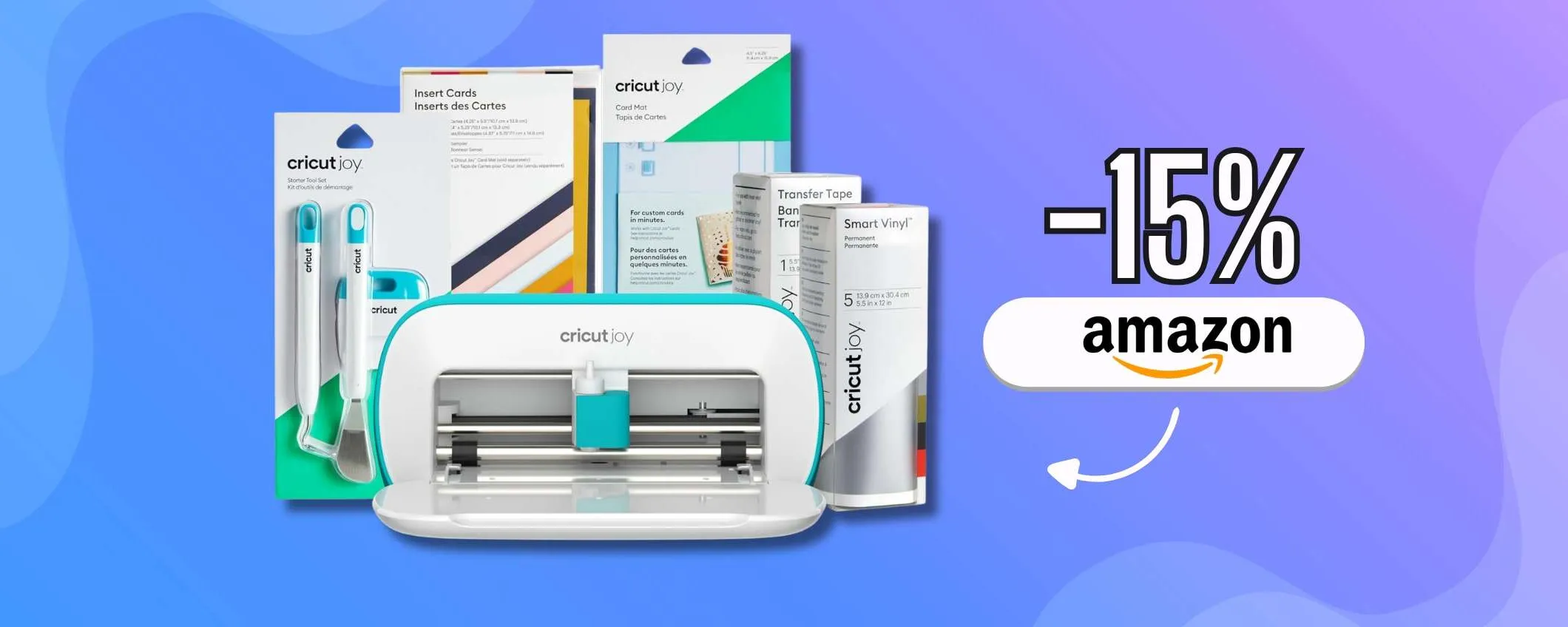 Cricut Joy sprigiona la tua creatività con lo starter kit completo (-15%)