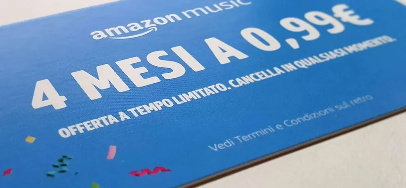Amazon Music Unlimited, l'offerta è... a scadenza